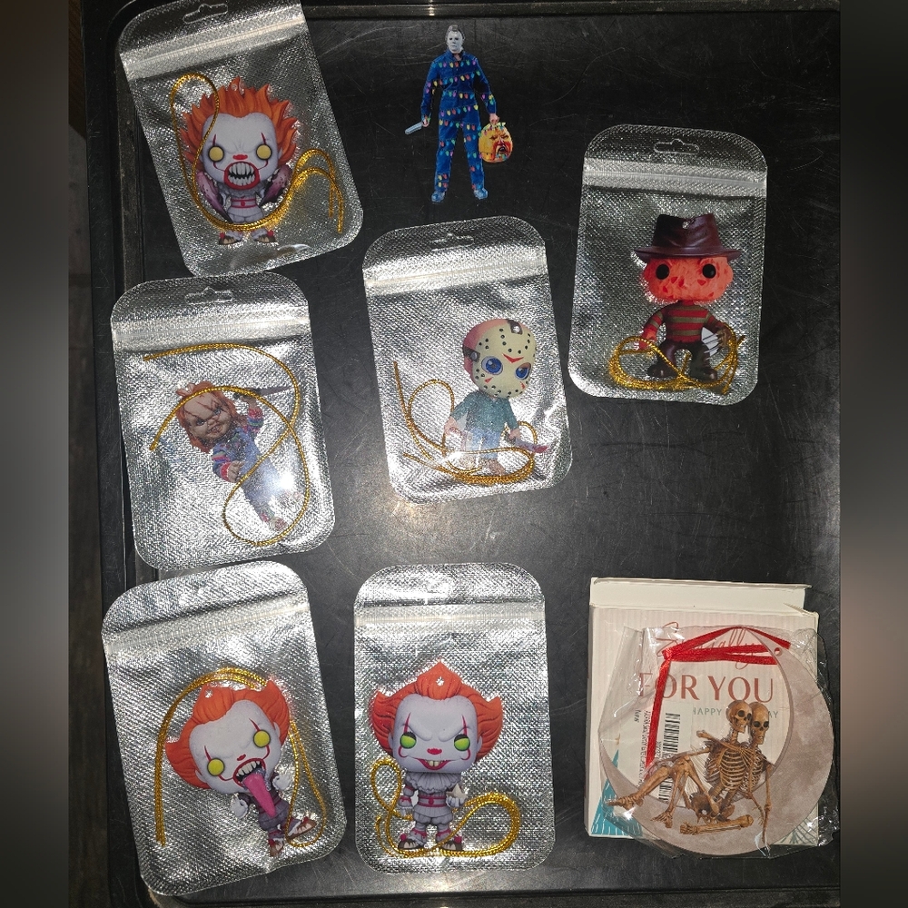 Horror Character Ornament Set